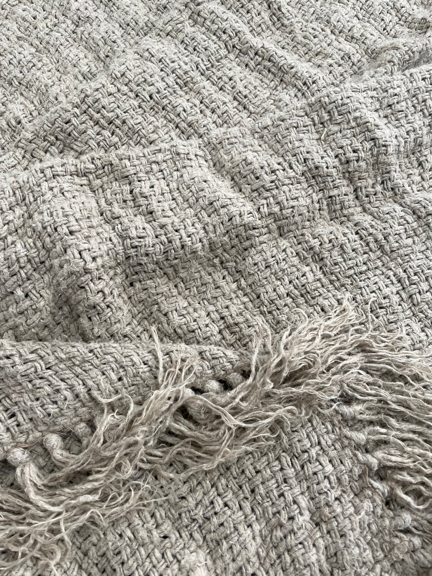 Throw Bryn Handloomed/Rustic Linen