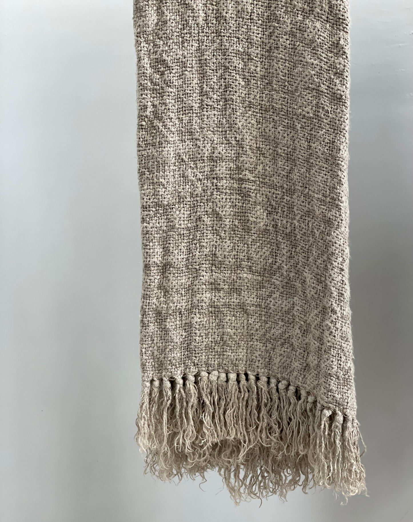 Throw-Natural- Dallas Heavy Handloomed 100% Linen
