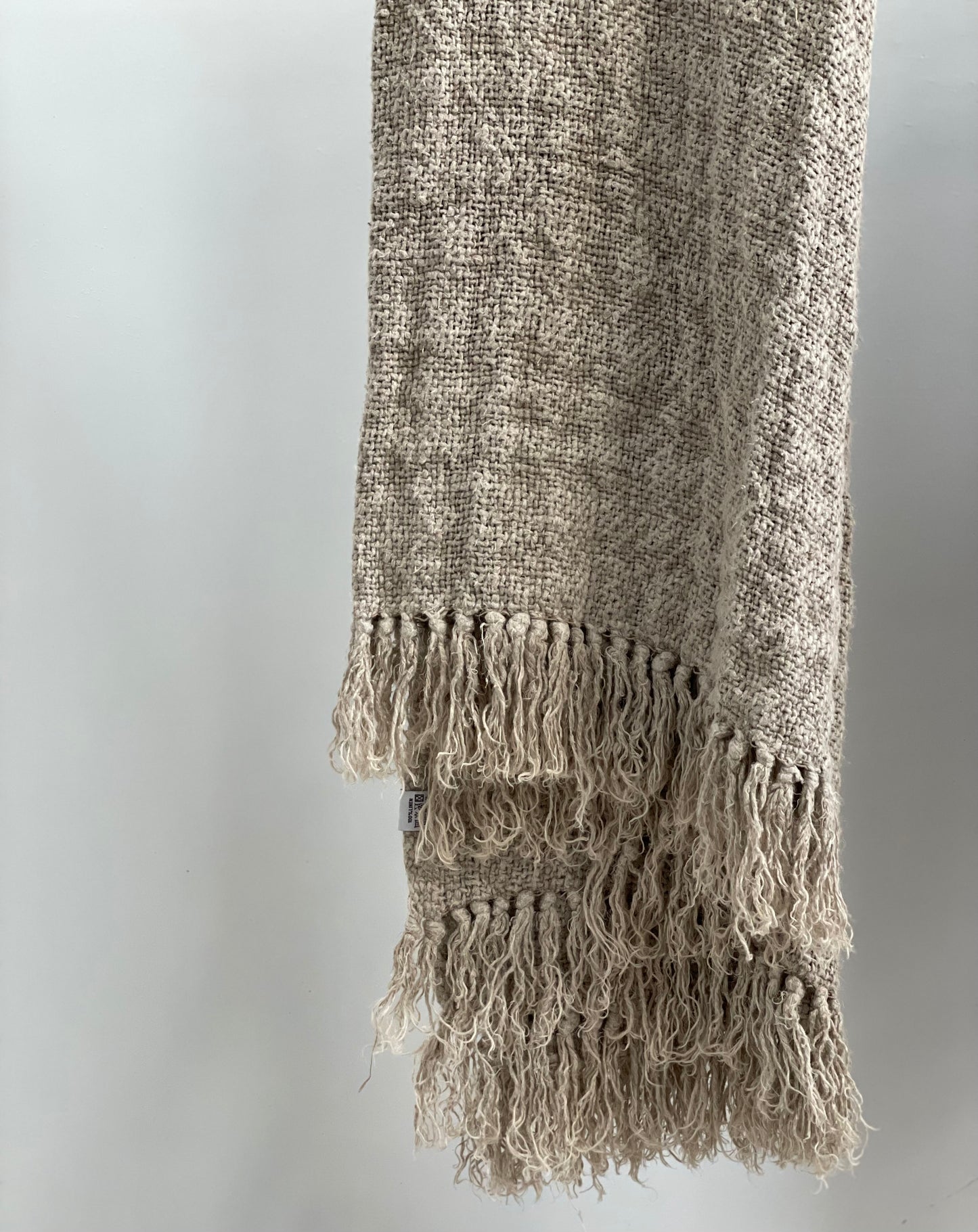 Throw-Natural- Dallas Heavy Handloomed 100% Linen