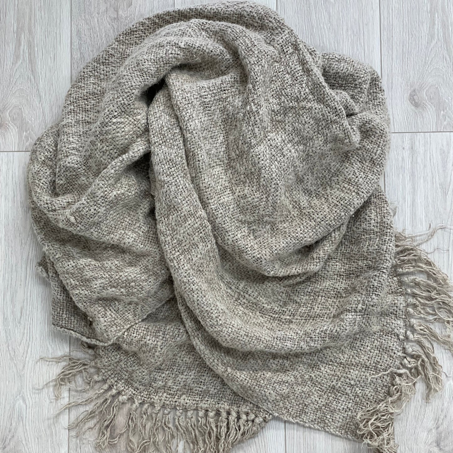 Throw-Natural- Dallas Heavy Handloomed 100% Linen