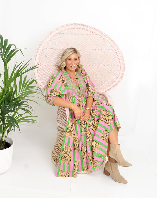 TIGER PINK DRESS MORE STOCK DUE MID SEPTEMBER 2025