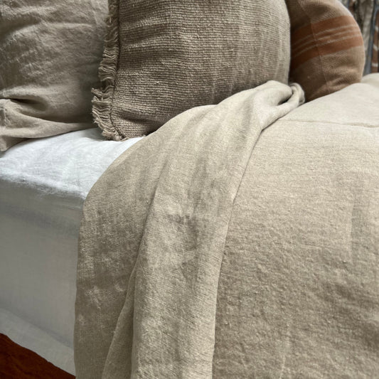 Basics Linen Top/Flat Sheet Natural