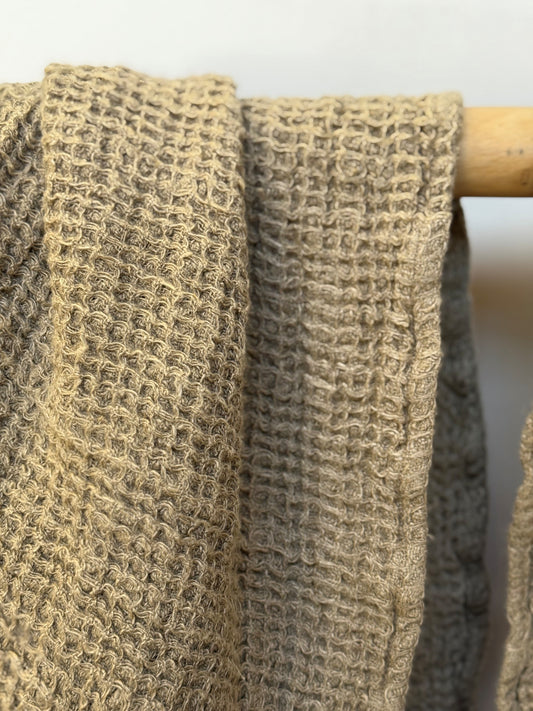 Enzo Waffle Bath Towel Natural Waffle 70X140Cm