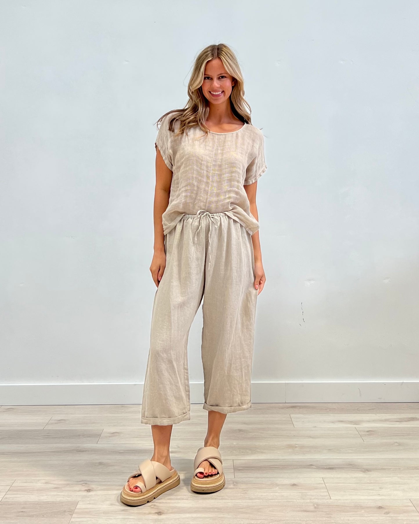 Tilly 3/4 Pants Natural