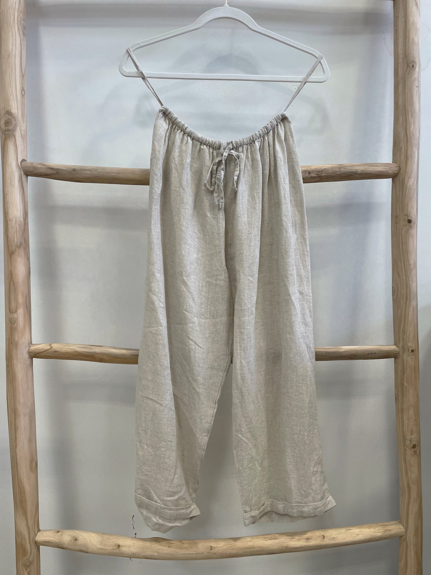 Tilly Linen 3/4 Pants Oat