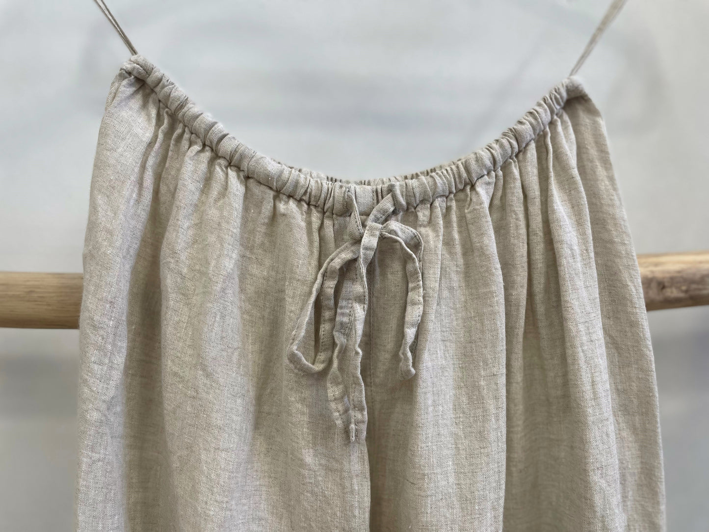 Tilly Linen 3/4 Pants Oat