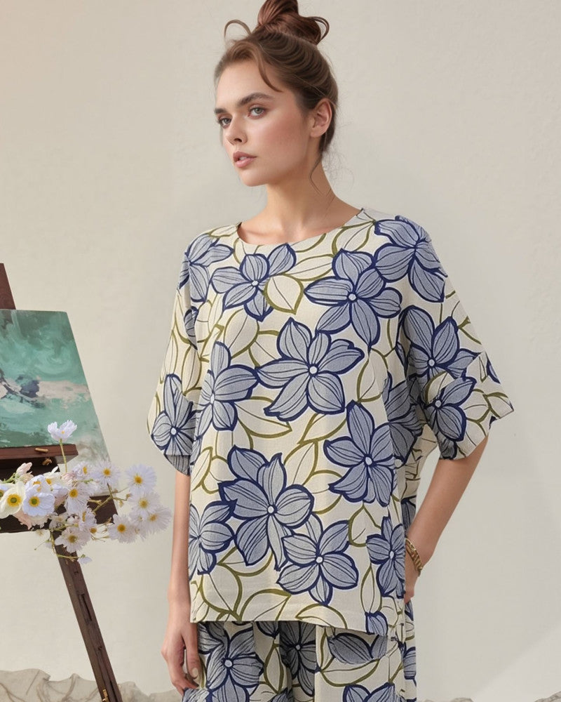 Printed Cotton Top