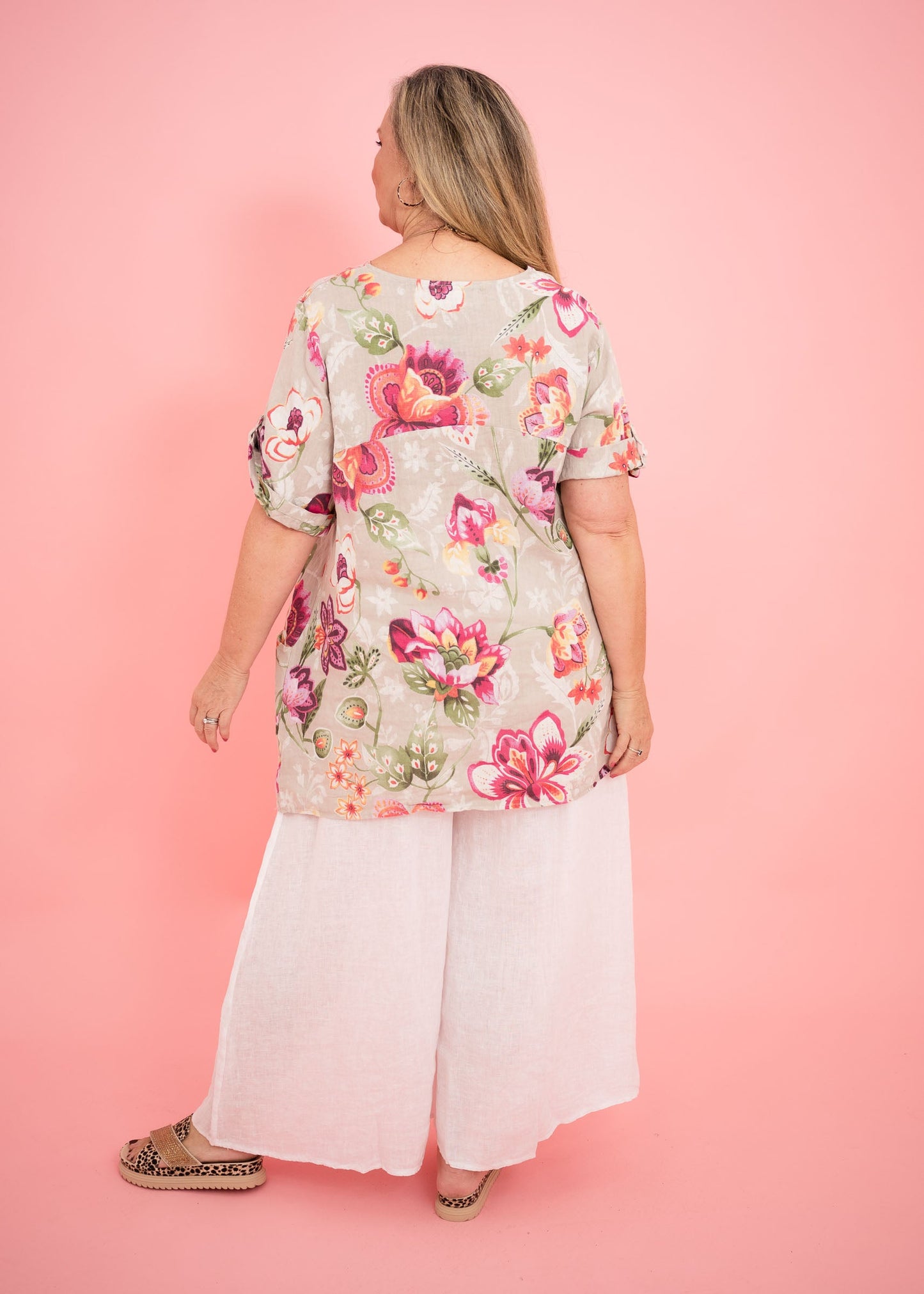 Jessica Floral Shift Top