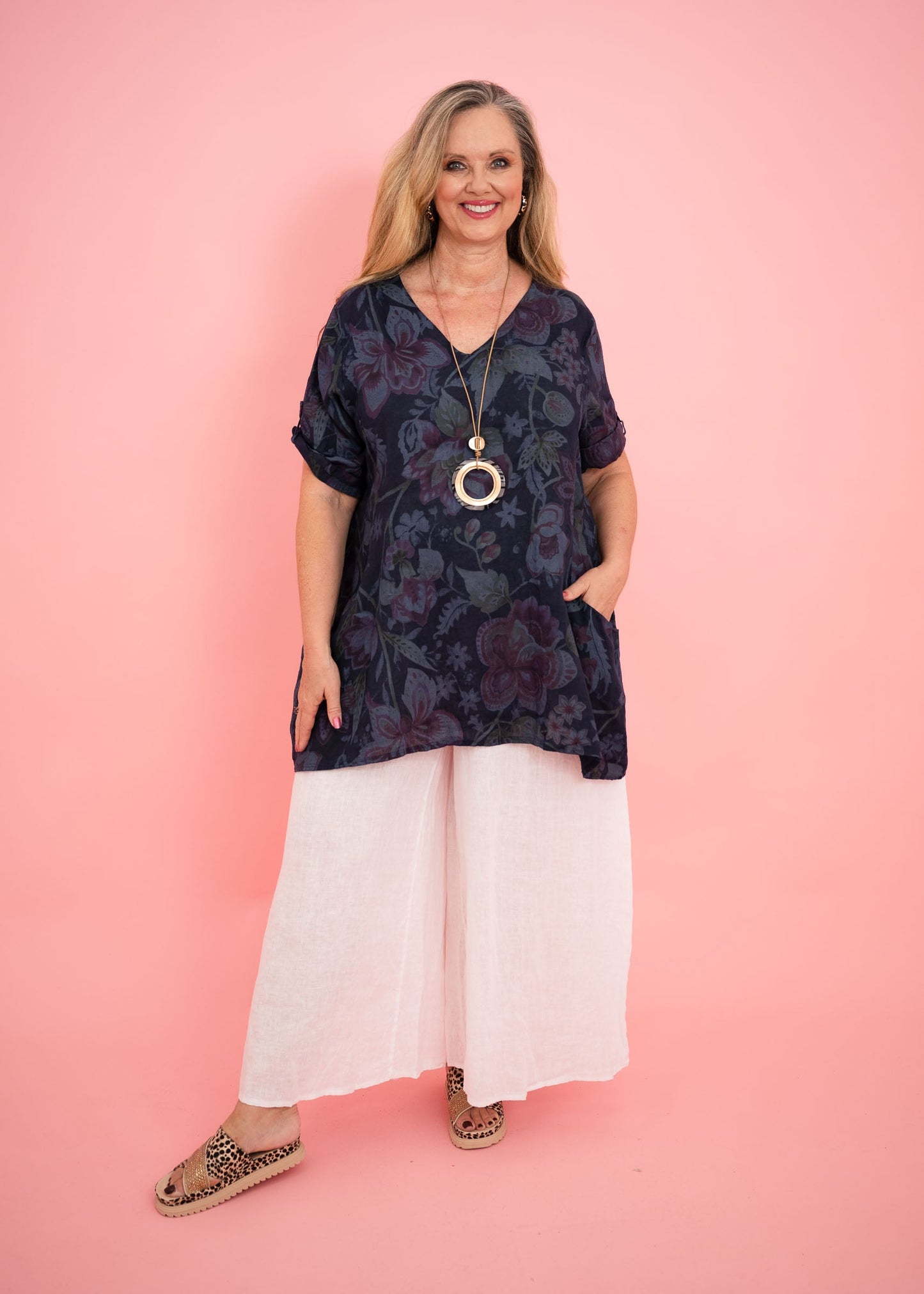 Jessica Floral Shift Top