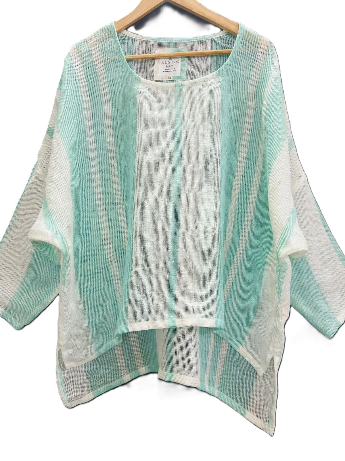 Valentina Top Top Cascade Green Stripey