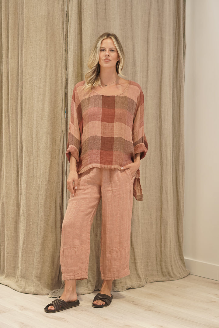 Valentina Top Top Cameo Brown Combo