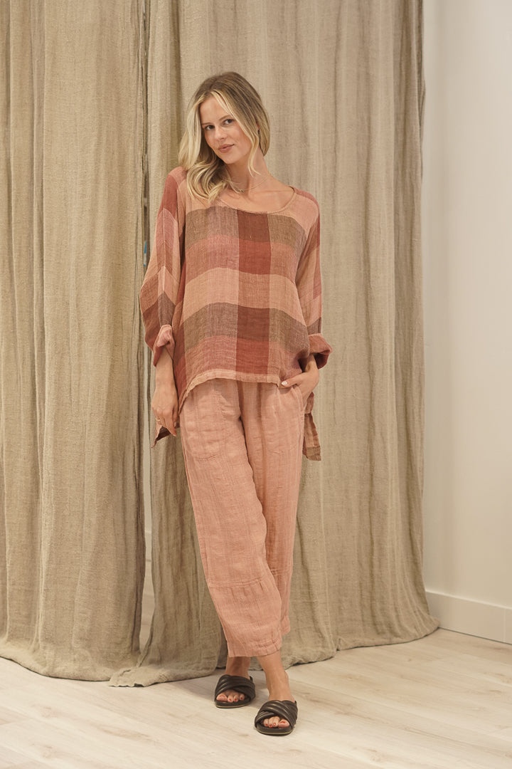 Valentina Top Top Cameo Brown Combo