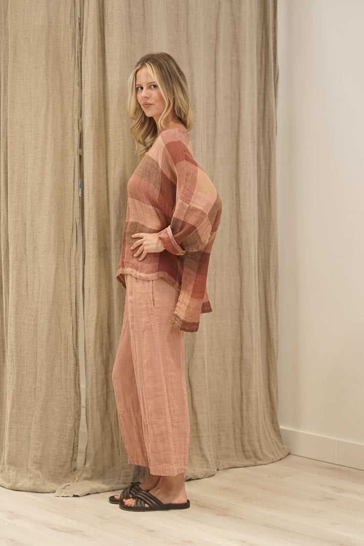 Valentina Top Top Cameo Brown Combo