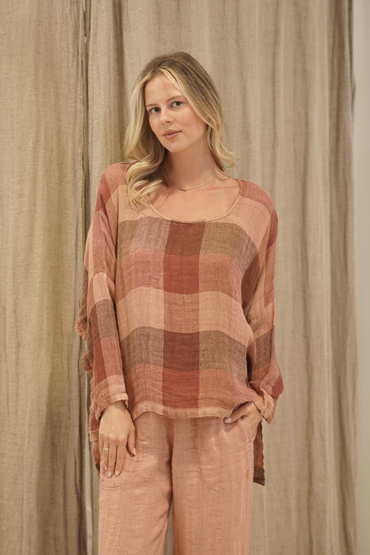 Valentina Top Top Cameo Brown Combo