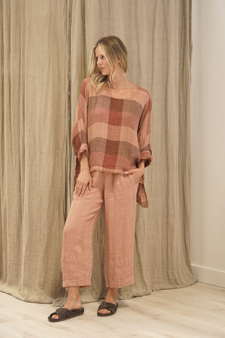 Valentina Top Top Cameo Brown Combo