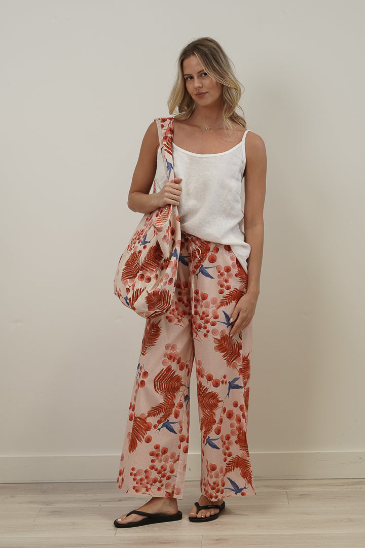Bloom & Flight Blush Pink Velvet Bag