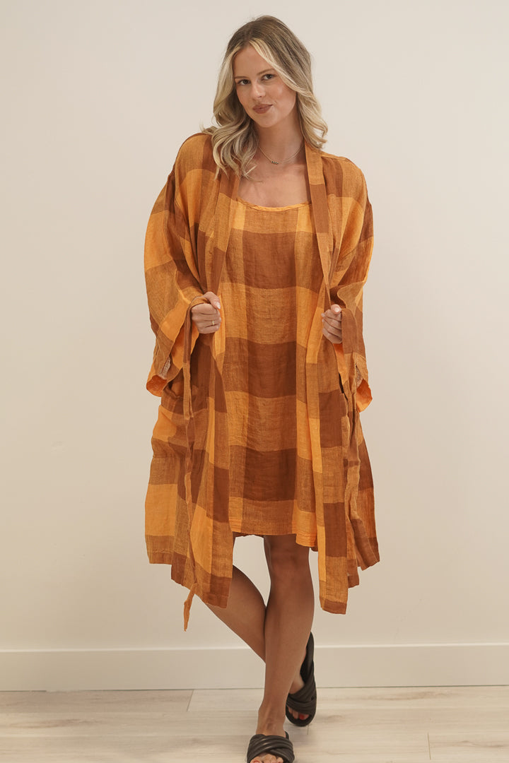 Verona Linen Robe