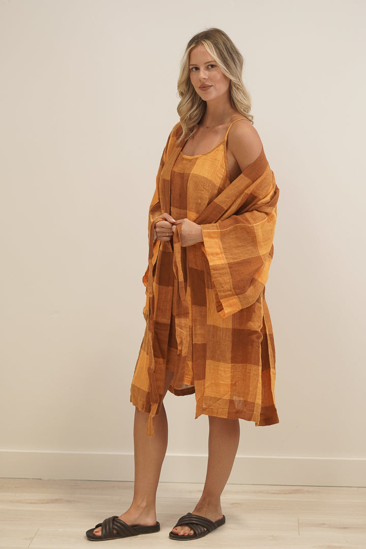 Verona Linen Robe