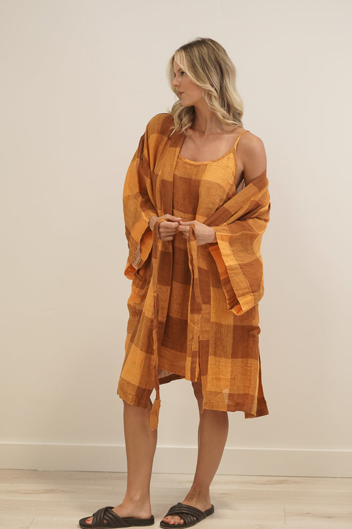 Verona Linen Robe