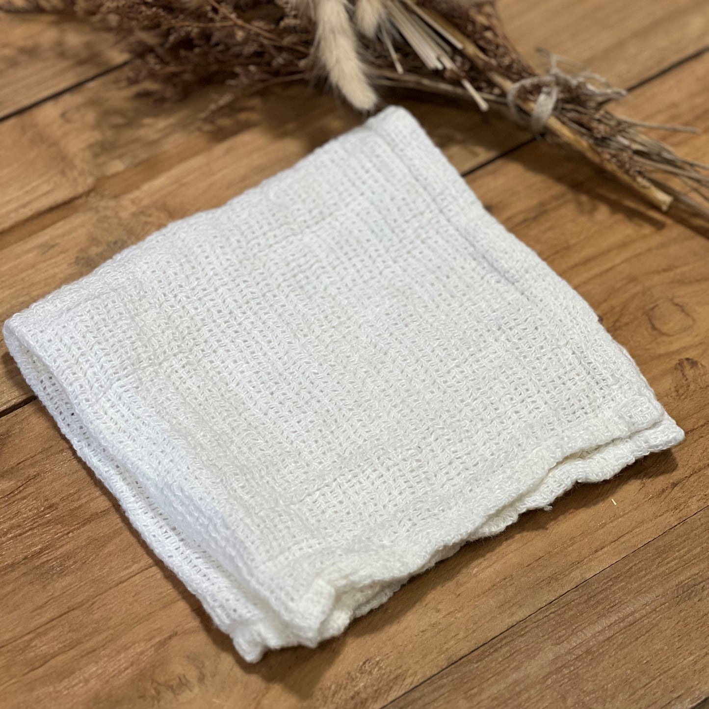 Audrey Heavy Mesh Wash Cloth - Optic White (Min Of 2)