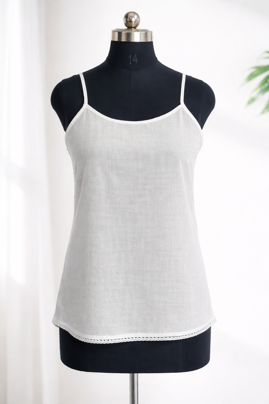 WHITE CAMI