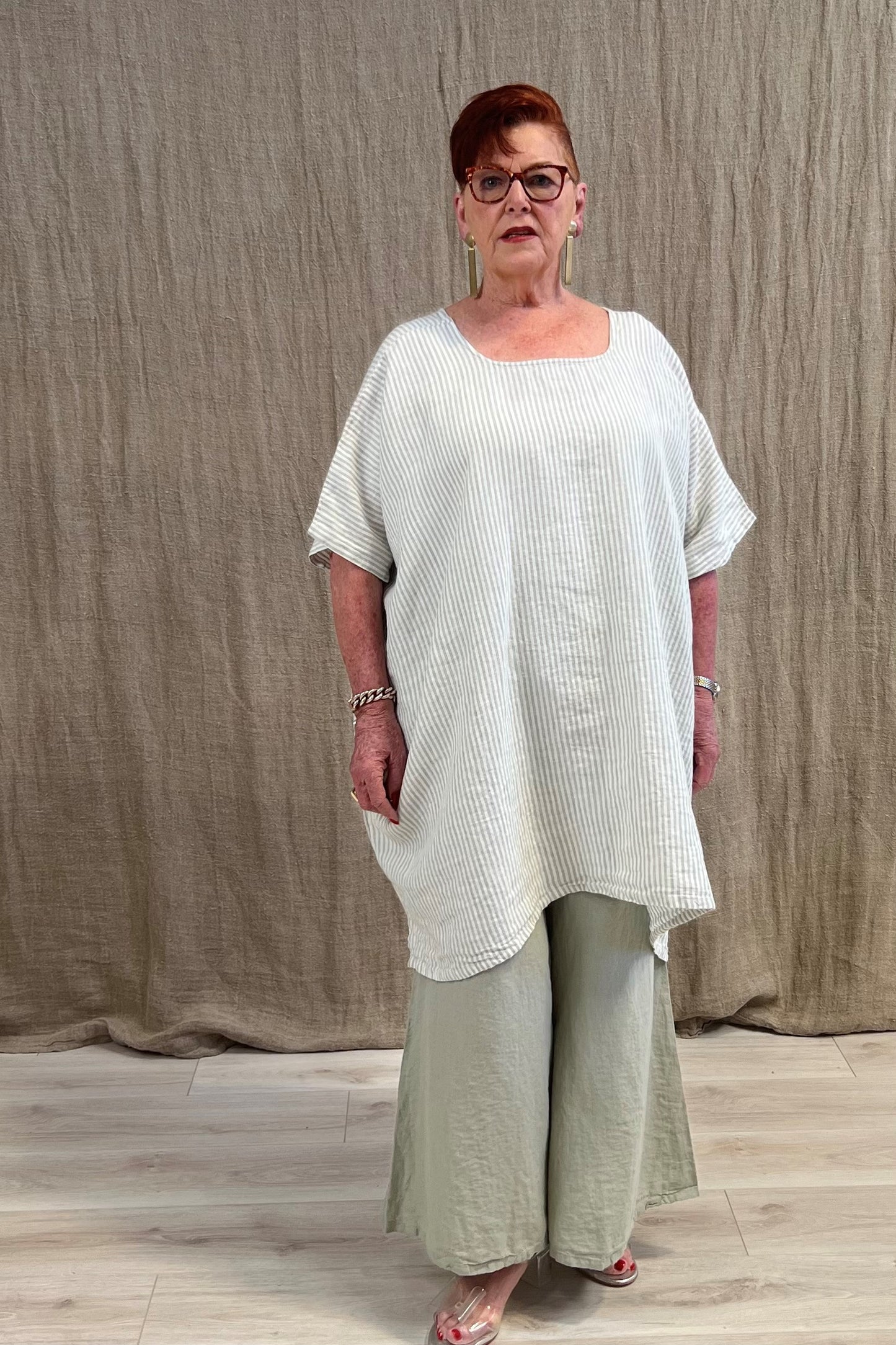 Alessa Wide Leg Pants Desert Sage