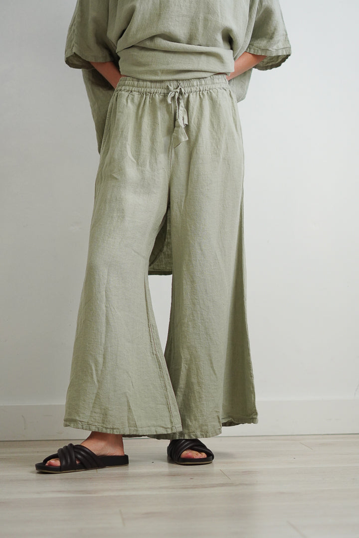 Alessa Wide Leg Pants Desert Sage
