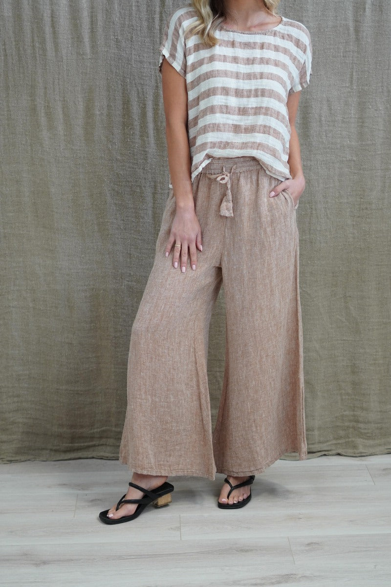 Alessa Wide Leg Pants Antique Rust