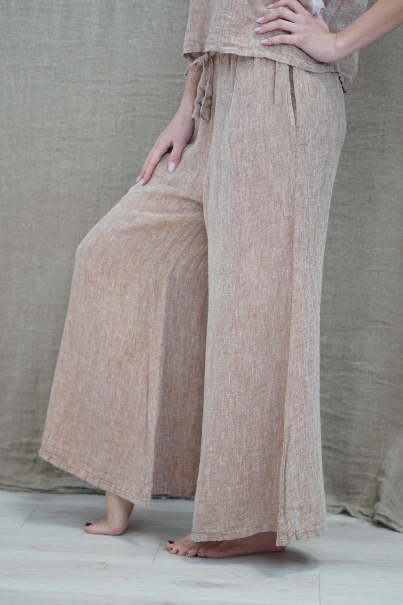 Alessa Wide Leg Pants Antique Rust