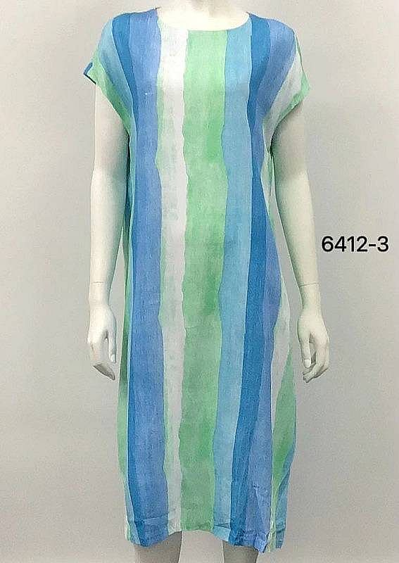 Printed Linen Dress