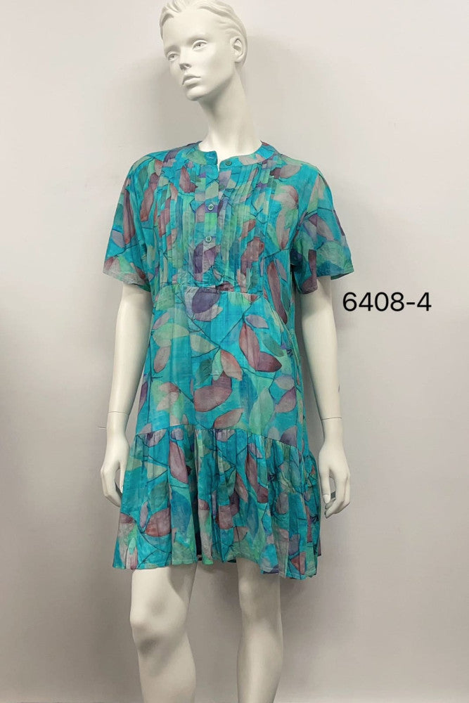Colorful Printed Cotton Dress