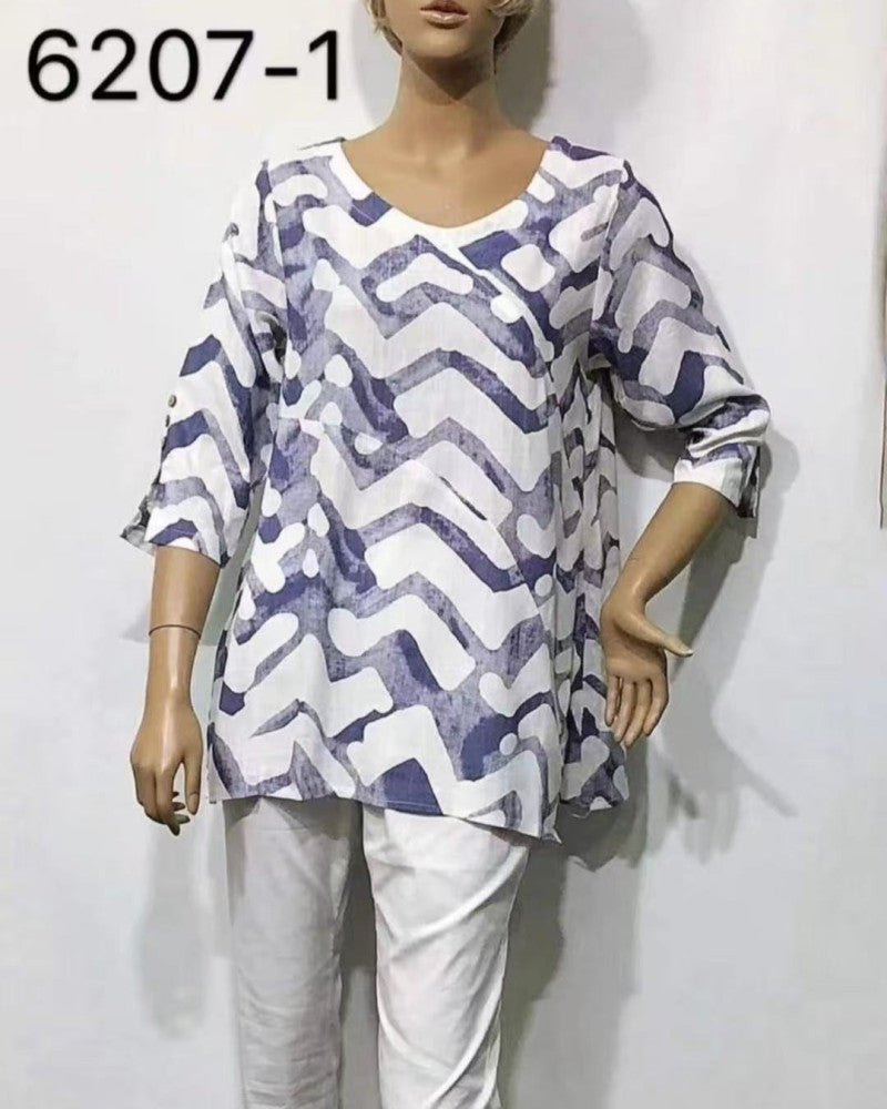Linen Tunic Top