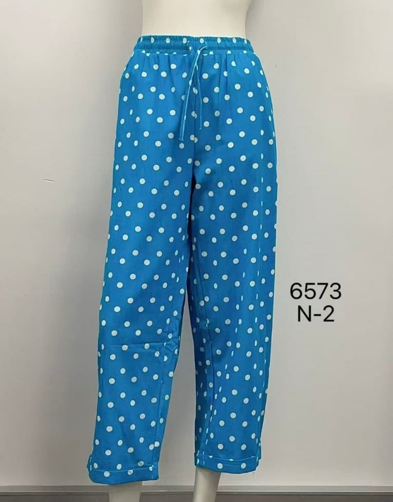 Elastic Waist Drawstring Relaxed Cotton Pants