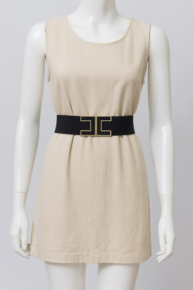 YDL-01 Elastic Belt with Square Metal Buckle