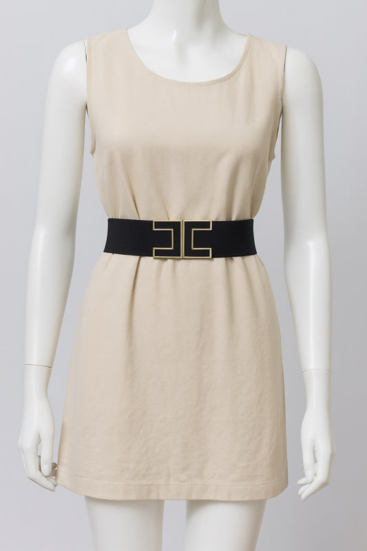 YDL-01 Elastic Belt with Square Metal Buckle