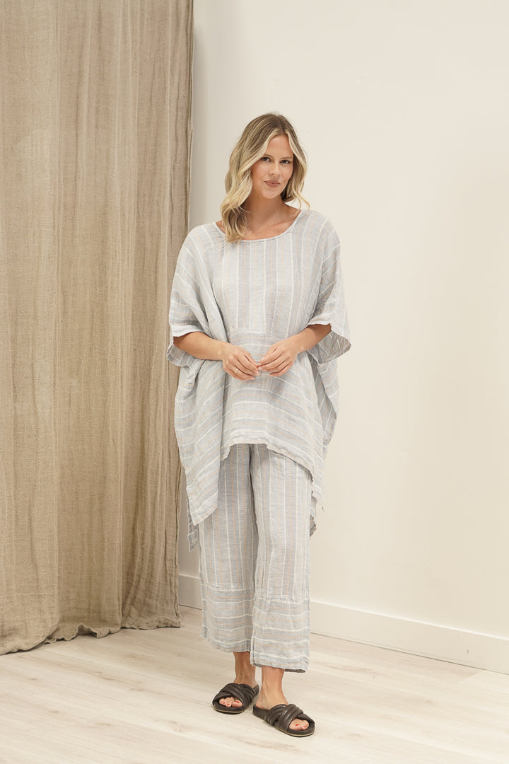 Zeta Top Lemon Sorbet Multi Stripes