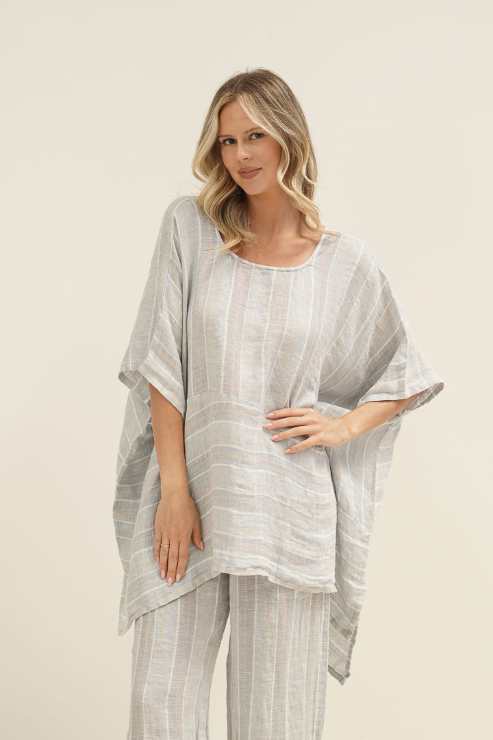 Zeta Top Lemon Sorbet Multi Stripes