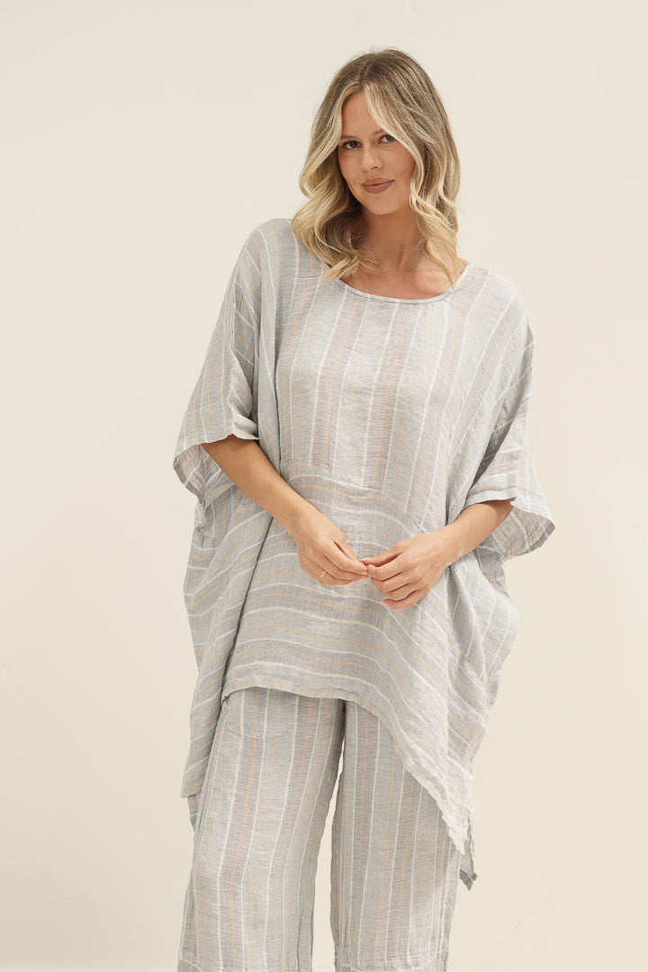 Zeta Top Lemon Sorbet Multi Stripes