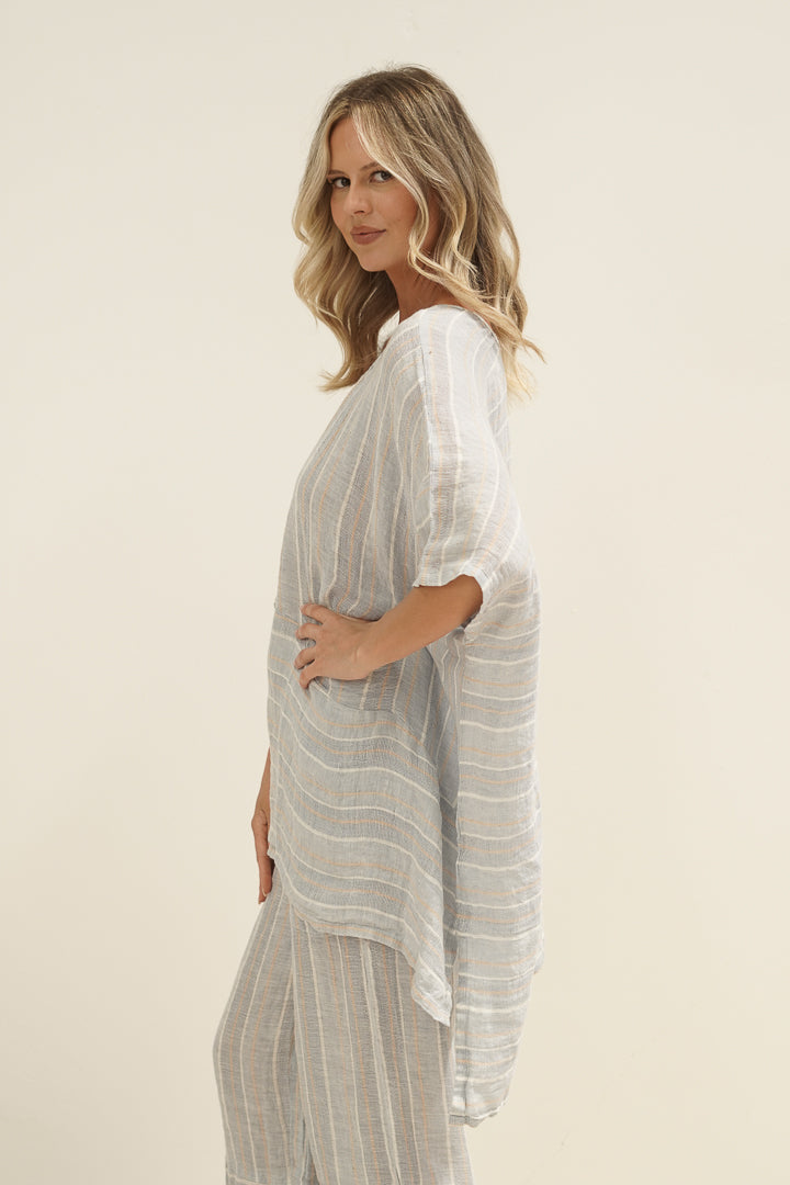 Zeta Top Lemon Sorbet Multi Stripes