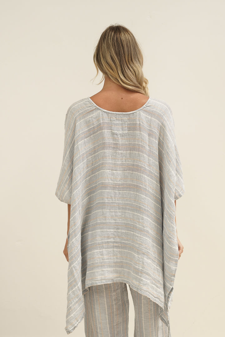 Zeta Top Lemon Sorbet Multi Stripes