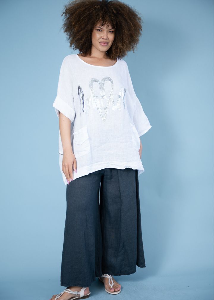 Armour Foil Top | White