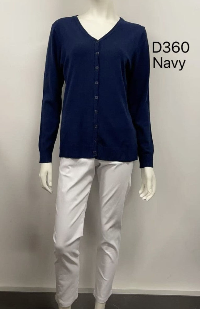 D360 Easy V Knit Cardigan