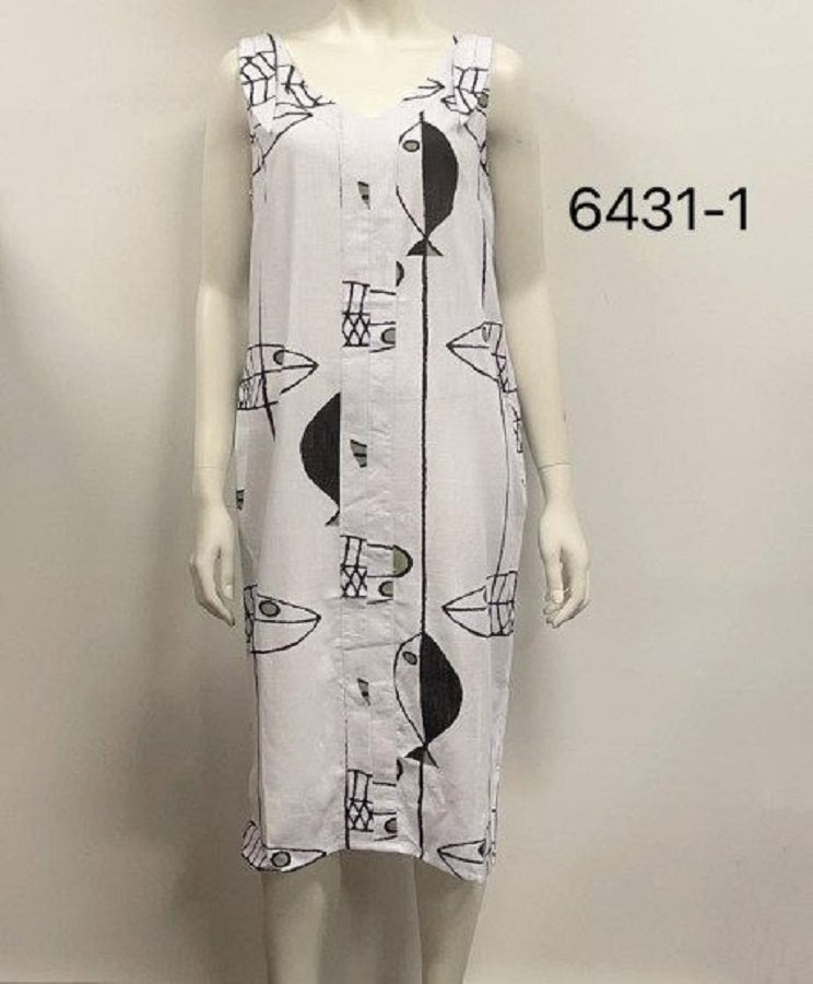 Natural Elegance Linen Dress