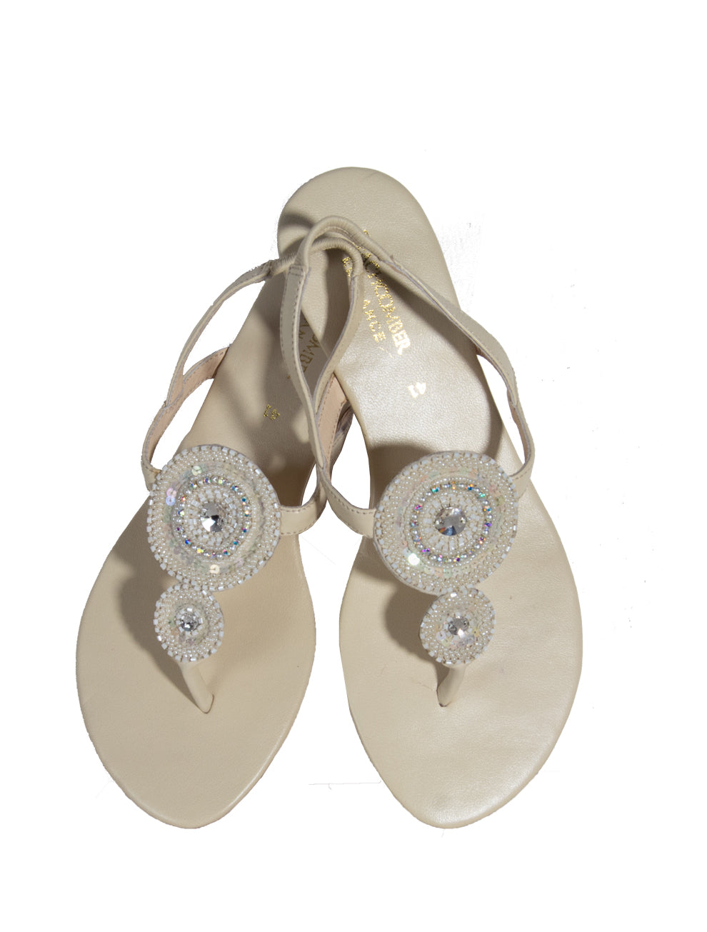 Victoria Double Medallion Mini Wedge