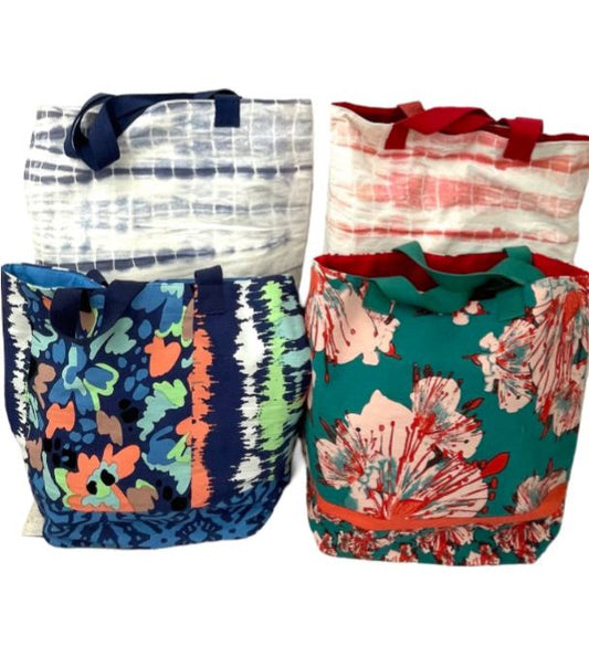 8 assorted cotton tote bags ($10 each)