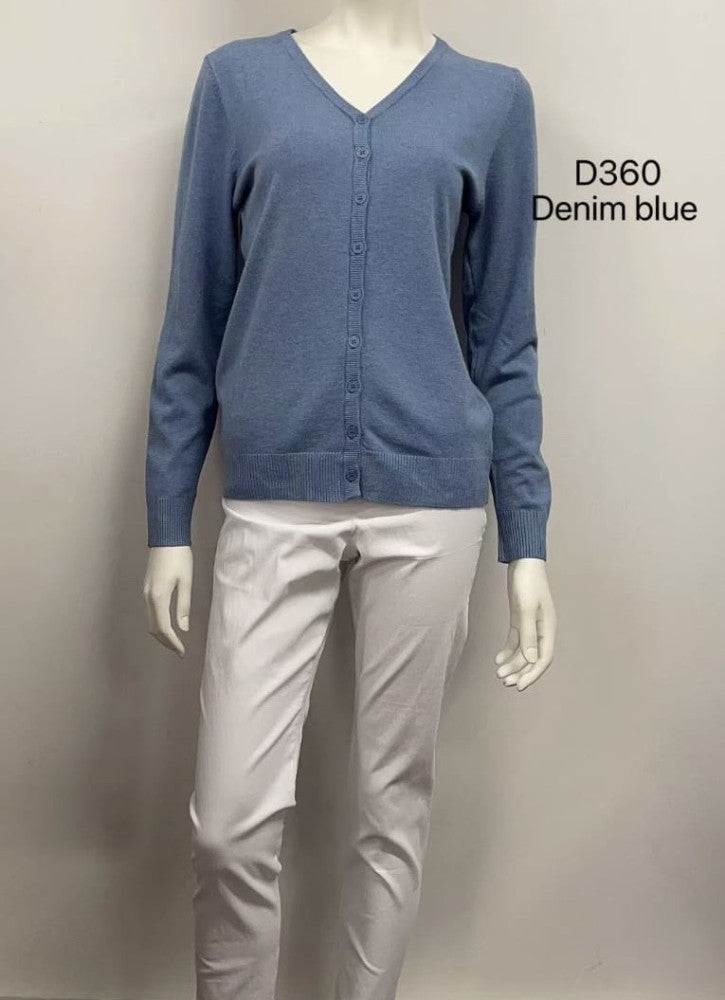 D360 Easy V Knit Cardigan