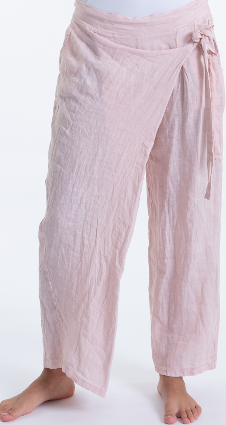 Linen Wrap Pants