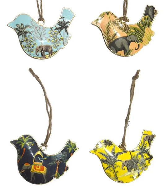S/4 10 cm birds in elephant design