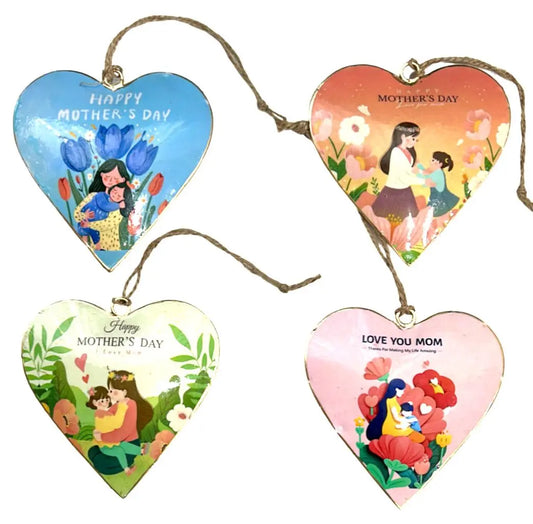 S/4 10 cm mother day hearts
