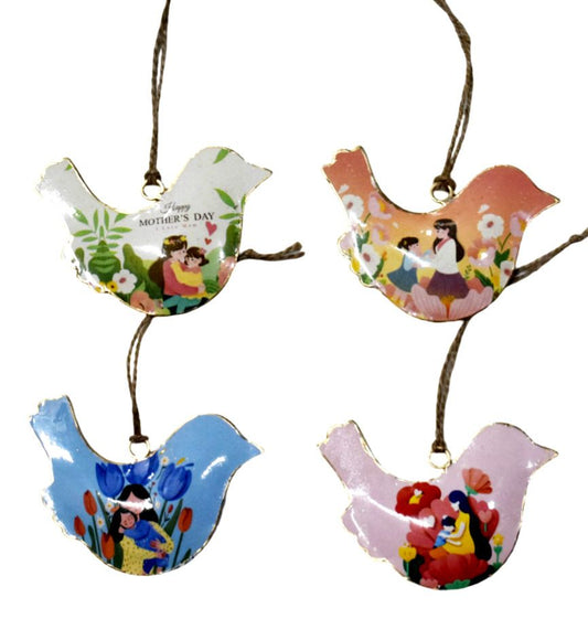 S/4 10cm mother day birds